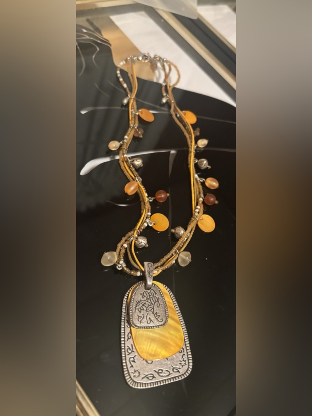 4 Vintage Necklaces ( Coldwater Creek & Ann Taylor) and 2 Bracelets #122 - Picture 12 of 16